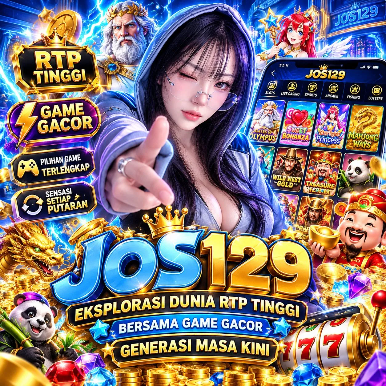  JOS129 | Eksplorasi Dunia Bersama Game Gacor Generasi Masa Kini